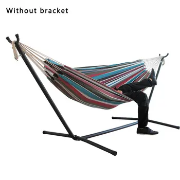 

Single Double Hammock Without Bracket Thicken Widened Canvas Indoor Hammock Camping Sleeping Outdoor Supplies