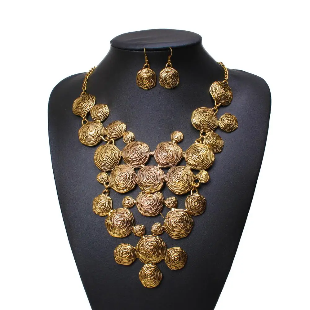 LZHLQ Женские винтажные массивные ожерелья модные ювелирные изделия богемные