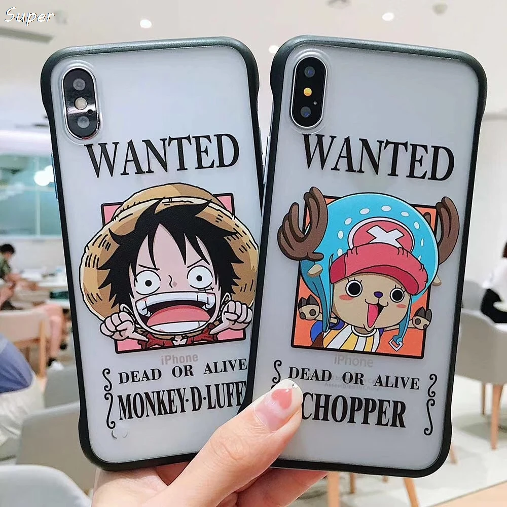 Один Кусок Луффи Чоппер хотел чехол для телефона iPhone 7 8 6 S Plus X XS Max Xr японского
