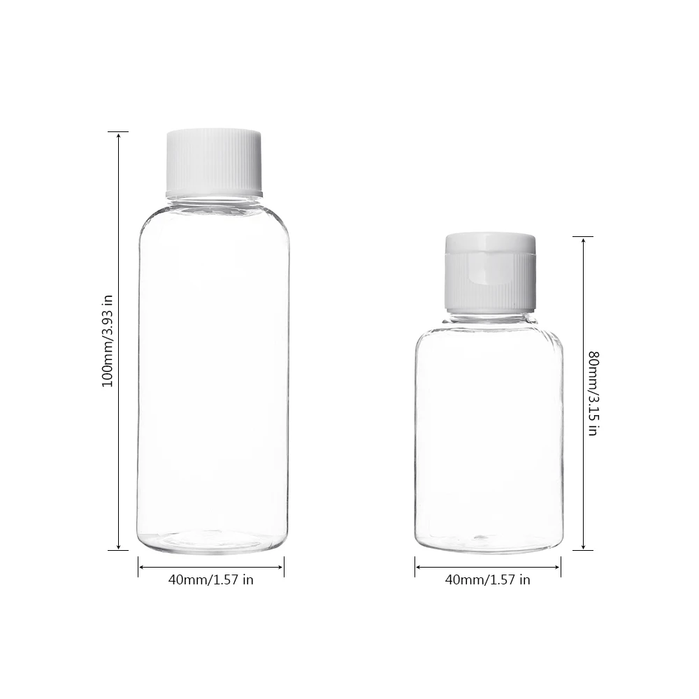 9 шт. бутылки для многоразового использования портативный прозрачный макияж пустой Путешествия Косметический Пластиковый шампунь очиститель для контейнеров крем коробка