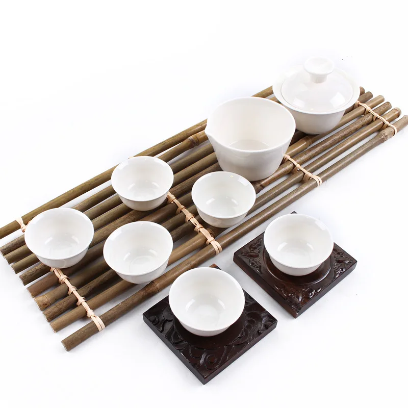 Manufacturers Direct Selling Jade Porcelain Household Tea Set Practical Gift Box for Making Gift Set Special Offer to Do Logo