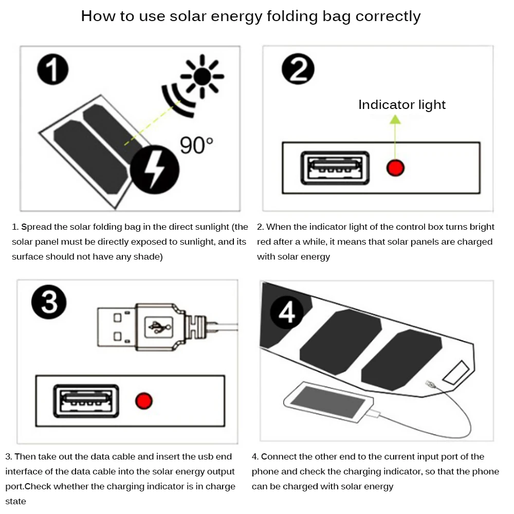 Универсальный складной SunPower складной 10W зарядное устройство на солнечных батареях для телефона 5V 2.1A USB Выход безопасность устройств портативные солнечные панели для смартфонов