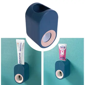 

New Touch Automatic Auto Squeezer Toothpaste Dispenser Hands Free Squeeze Out Wall Mount Bathroom Accessories 1.9