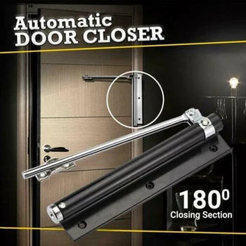 

Stainless Steel Automatic Door Closer Hinge Door Closer Door Hardware For Aluminum/wood/hollow Metal Commercial Door