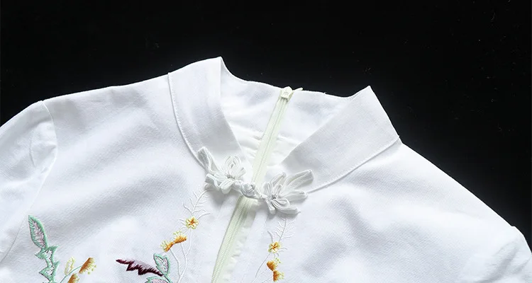Китайское Стильное женское платье весеннее винтажное cheongsam цветочное Вышитое Платье макси с длинным рукавом облегающее и расклешенное белое вечерние платье