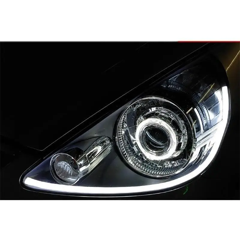 Number 4 Светодиодные дневные ходовые огни Automovil Автомобильные фары 05 06 07 08 09 10 11 для Honda Fit - Цвет: Number 4
