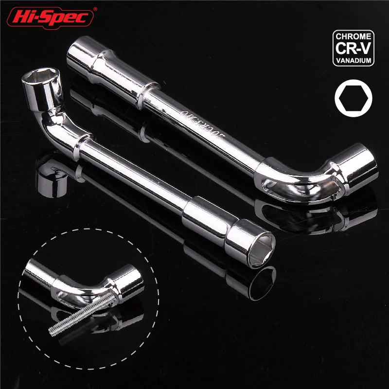 ヒスペックソケットレンチl字型アングルスパナ測定六角cr-vト