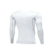 Фитнес Топ для мужчин с длинным рукавом УФ Защита быстро быстросохнущие колготки Спортивная одежда для спортзала Топы Одежда