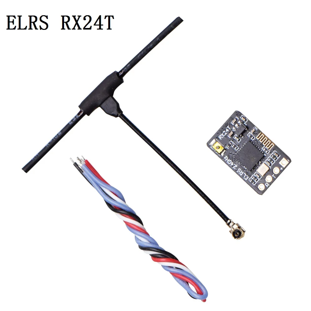 ExpressLRS RX24T 2.4G ELRS Receiver Nano Size 11X18mm for FPV Racing Freestyle Long Range Drones DIY Parts LR4 LR