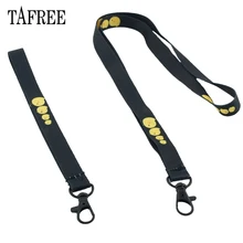 TAFREE черно желтый цыпленок шея и запястье ремень брелок шнурок