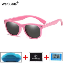 Новые Детские поляризованные солнцезащитные очки, детские солнцезащитные очки для мальчиков и девочек, силиконовые защитные очки, UV400 очки, детские солнцезащитные очки с коробкой