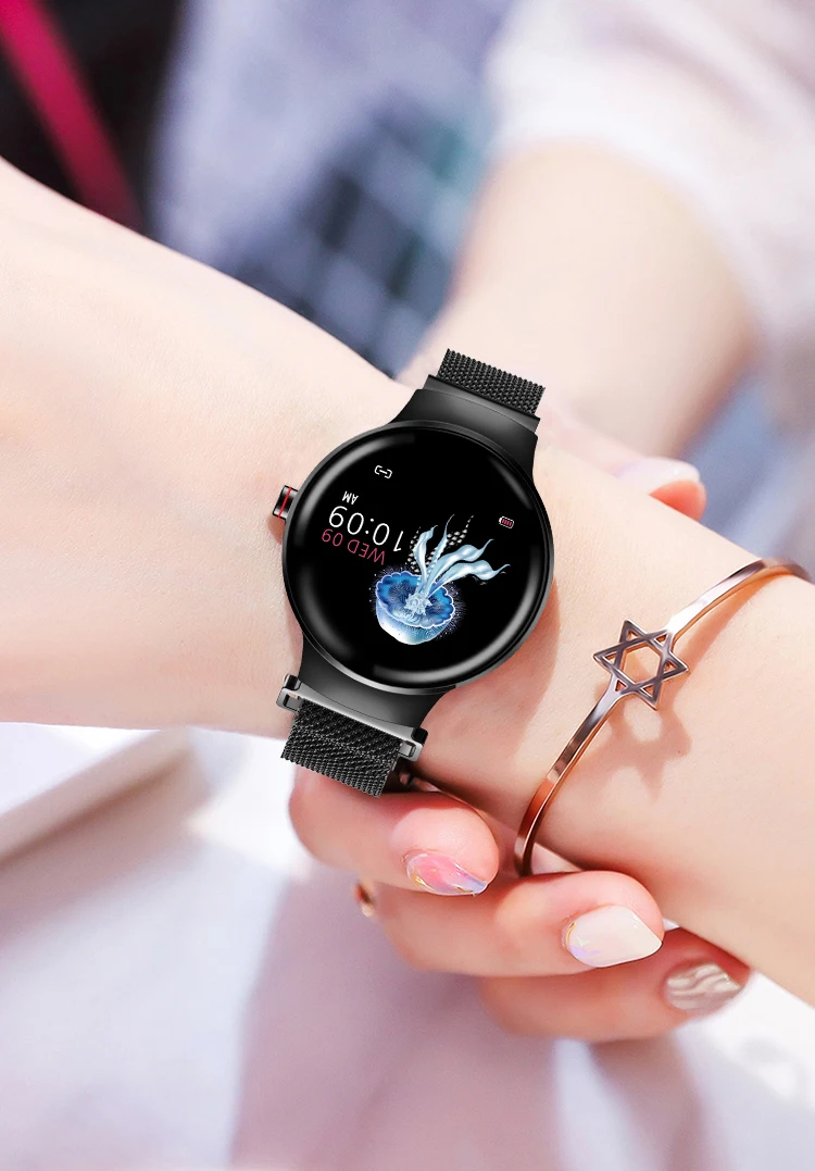 H5 Smart Watch Women Android Watch Fashion Fitness Bracelet Smartwatch with Heart Rate Blood Pressure Monitor Smart Wristband