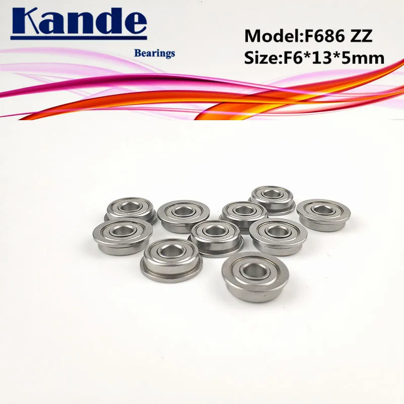 F686 ZZ 10 шт. ABEC-1 F686ZZ F686-2Z Miniautre шарикоподшипник F6x13x5mm F686 F686-2Z