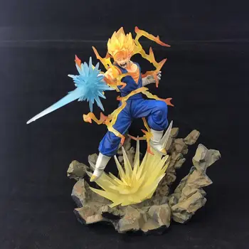

19CM Action Figure Dragon Ball Super Vegetto Blue PVC Action Figure Toys Dragon Ball Z Goku Vegeta SSJ Vegito Model Dolls