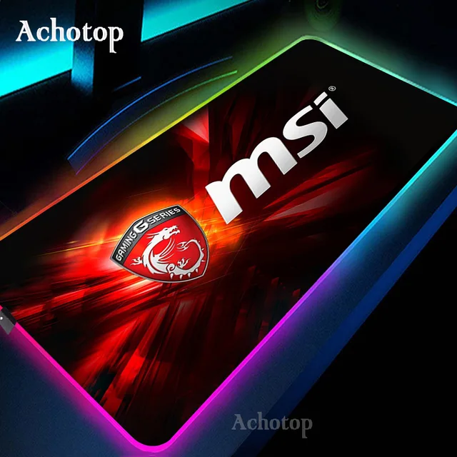 Large Office RGB LED Illumination Mouse Pad Mat Game Gamer Razer Gaming Mousepad Keyboard Compute Anime Desk Mat for CSGO 12