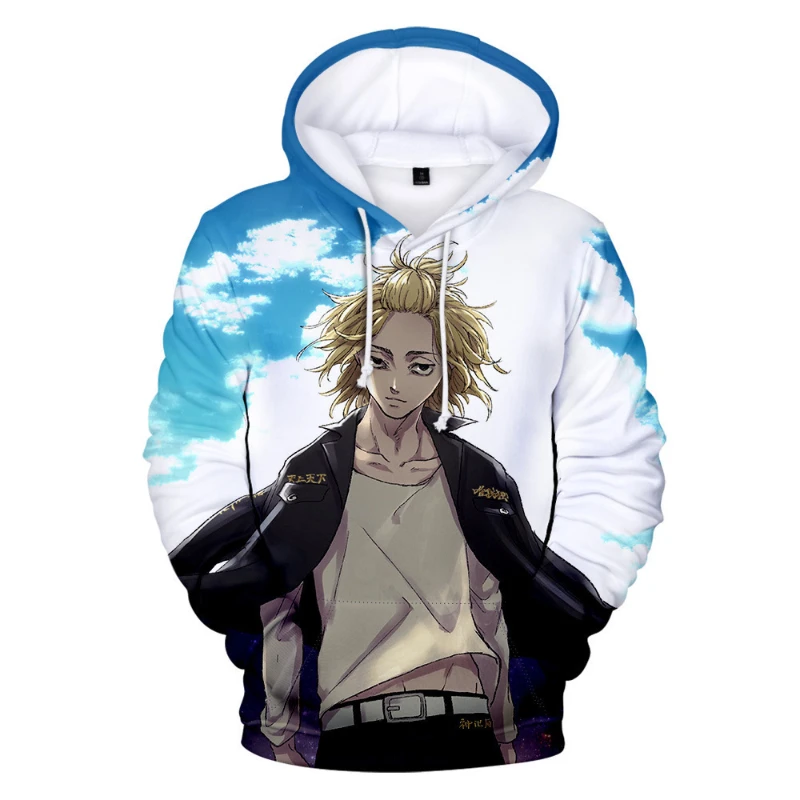 

Anime Tokyo Revengers Manjiro Sano Japanese Cosplay Costumes Hoodies Tops Clothing Game Role Playing Carnival Halloween Show
