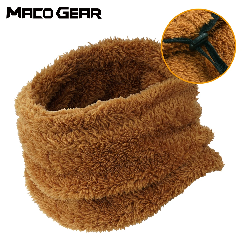 

Winter Thermal Neck Gaiter Fleece Warmer Bandana Face Cover Snowboard Ski Hiking Cycling Running Half Mask Tube Scarf Men Women