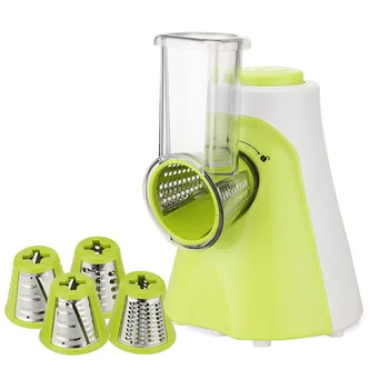 

Multifunctional Electric Fruit Vegetable Slicer Cutter Carrot Potato Cutting Machine Stainless steel Blade Salad Chopper EU