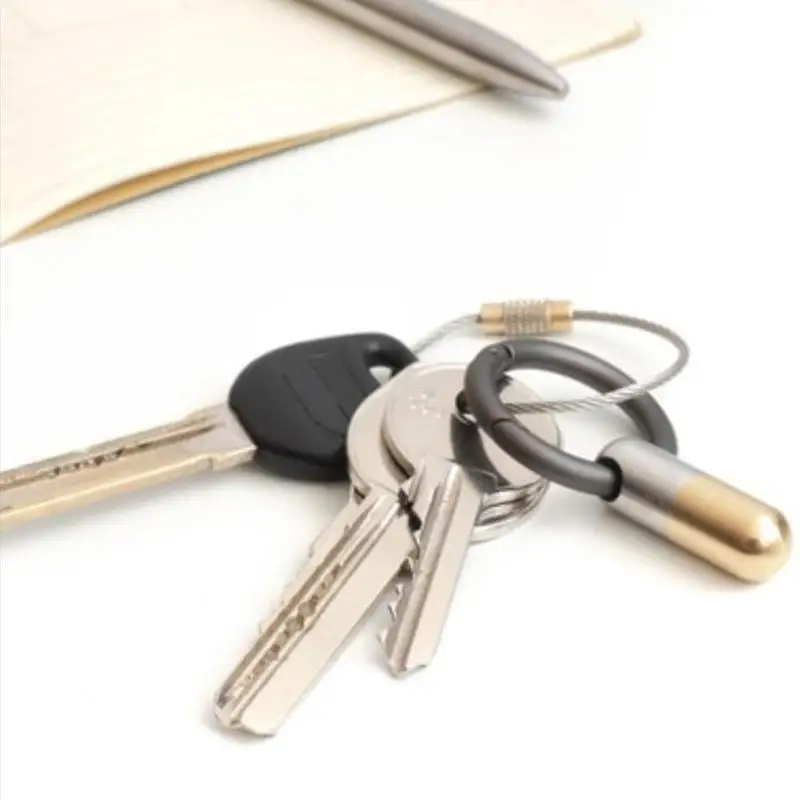 Hot EDC Tiny Cutting Tool Capsule Key Ring Pendant Unboxing Artifact Sharp Stainless Steel Multi-function Portable Hunting Knife