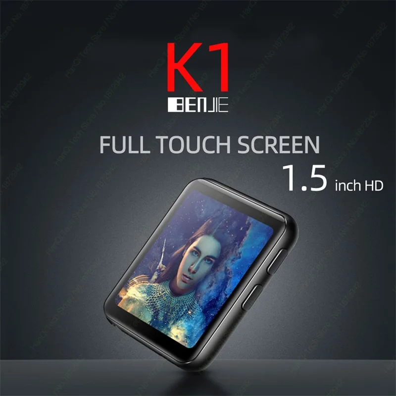 MP3 плеер с зажимом и Bluetooth BENJIE портативный музыкальный HiFi металлический