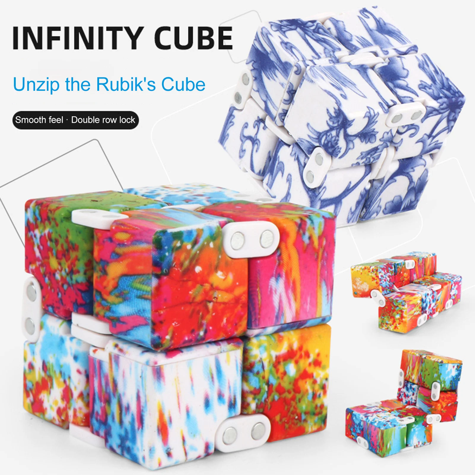 Infinito cubo Mini juguete dedo EDC ansiedad de alivio de estrés bloques de cubos niños chicos divertido juguetes mejor regalo juguetes para los niños