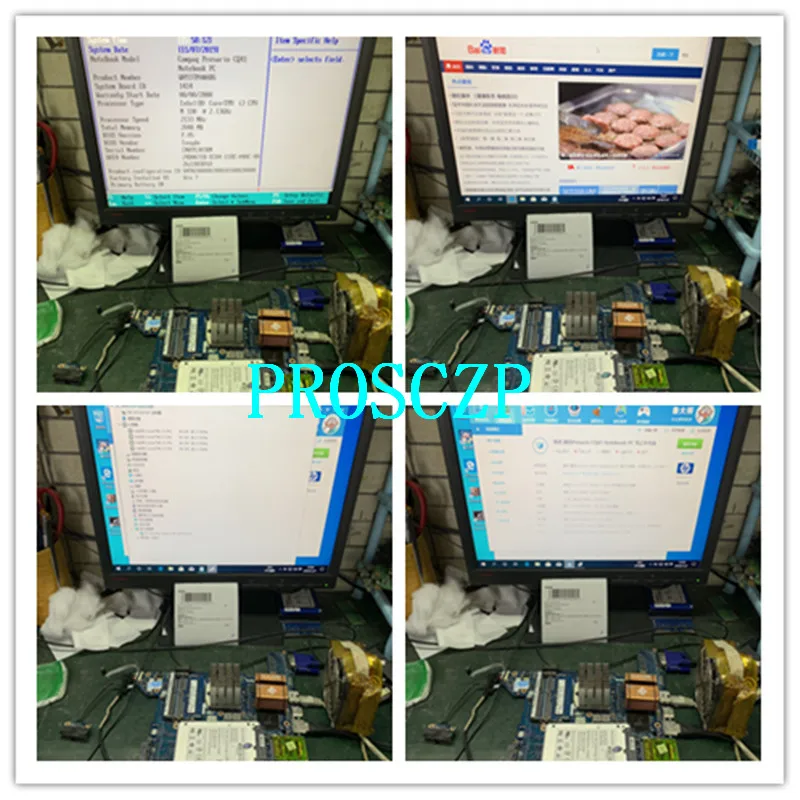 Высокое качество для CQ41 Материнская плата ноутбука 590329-001 590329-501 590329-601 NAL70 LA-4107P работает хорошо