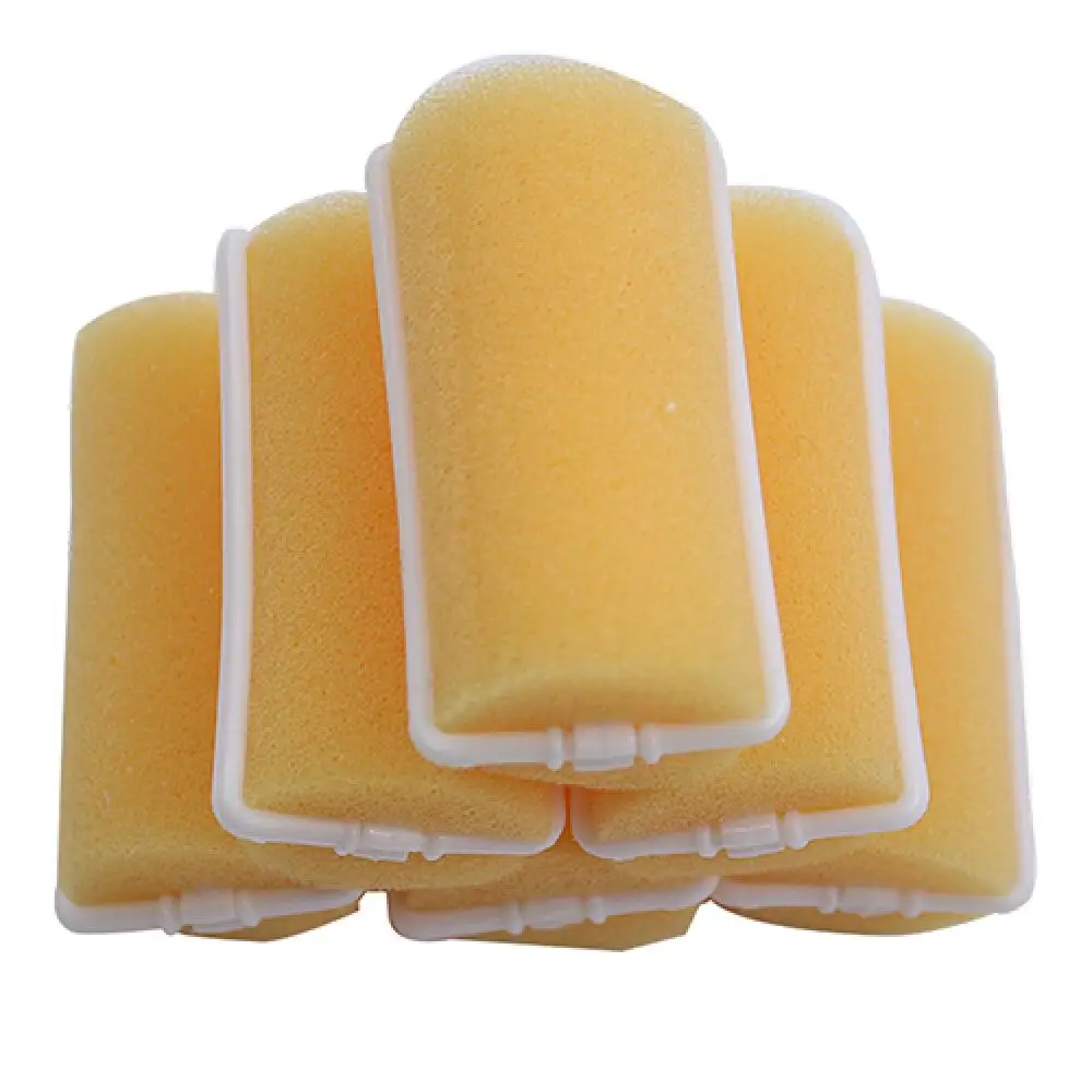 80% Hot Sale 6Pcs Buckle Soft Sponge Foam Hair Curler Roller Easy Curling Styling Salon Barberes Hairdressing Twist Tools Kit