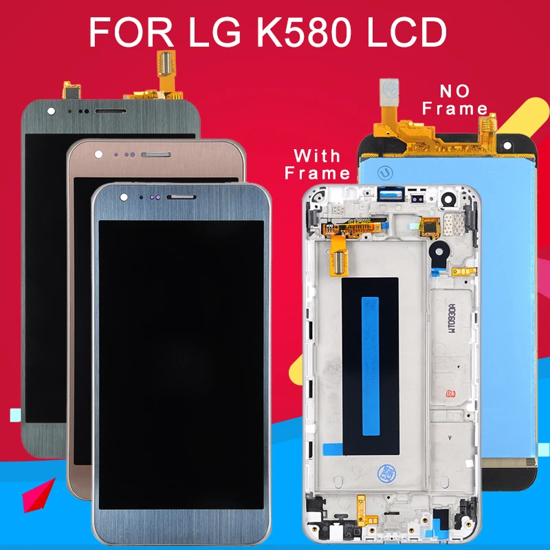 Dinamico 5,2 дюймов Lcd K580 дисплей для LG X Cam Lcd кодирующий преобразователь сенсорного экрана в сборе со средней рамкой с инструментами
