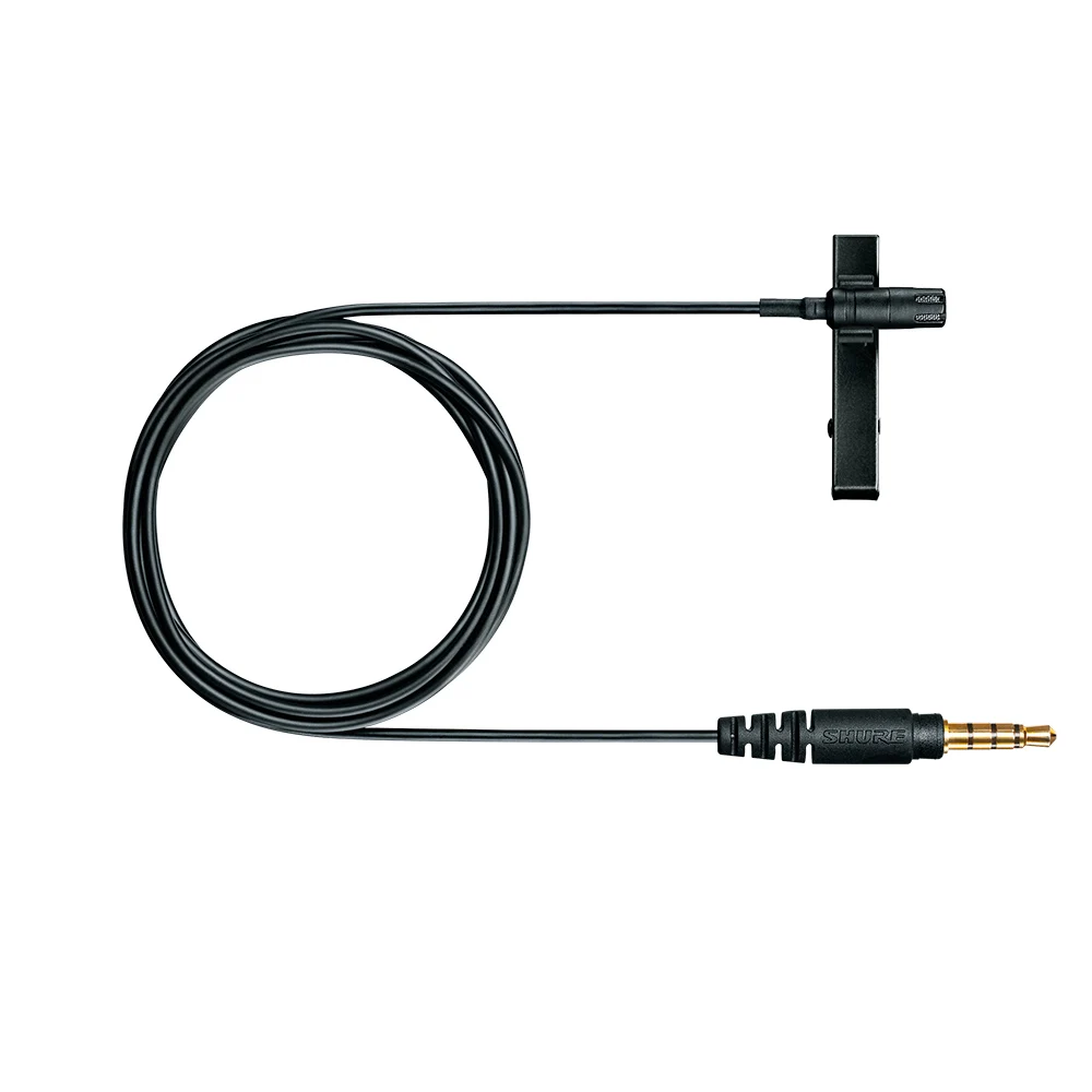 Микрофон всенаправленный конденсаторный петличный SHURE MVL/A черный официальная