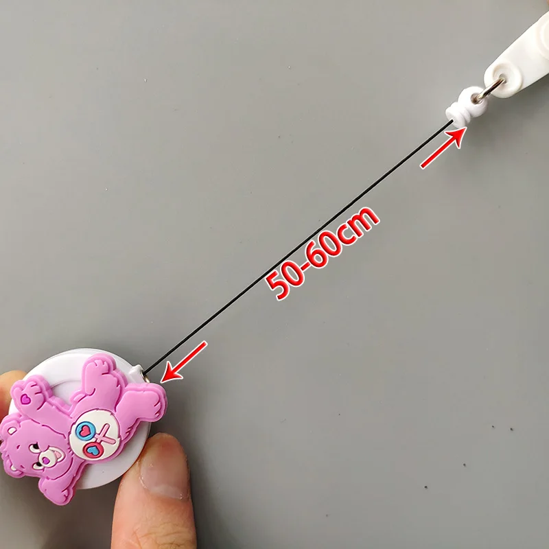 Kawaii силикагель выдвижной значок катушка Студенческая медсестры ID Имя карты со значком выдвижной держатель Id кредитный держатель для карт