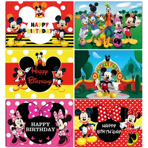 Las mejores ofertas en Telón de fondo de Minnie Mouse Decoración