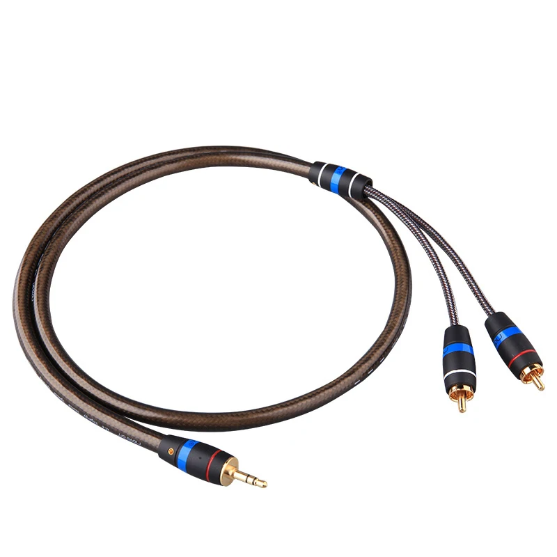 Move on M-4 Серебряная обмотка 3 5 мм 1 / 2 dual channel лотос USB-кабель для компьютера |
