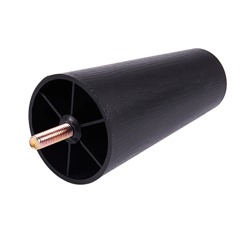 4Pcs/Set Tapered Plastic Sofa Legs and Chair Legs M8 Thread(Metric 8Mm) Replacement Furniture Legs with Leg Mounting Plates