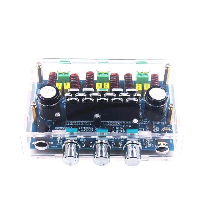 XH A305 с коробкой TPA3116 2 1 канальный аудио Бас Сабвуфер AUX AMP Bluetooth 5 0 стерео цифровой
