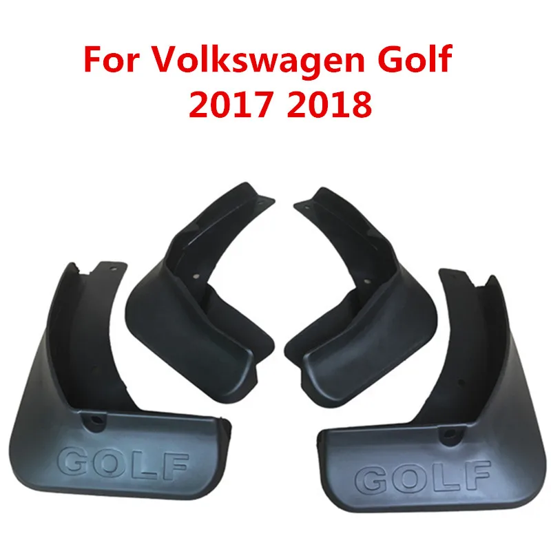 

4Pcs/Set Car Mudflaps Splash Guards Mud Flap Mudguards Fender For Volkswagen Golf 7.5 Golf7 Mk7 2017 2018
