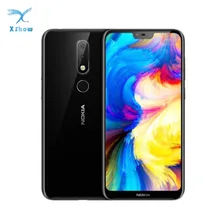 Глобальная ПЗУ Nokia X6 6 ГБ 64 Гб 5,8 дюйма 19:9 FHD Snapdragon 636 Восьмиядерный 3060 мАч 16.0MP+ 5.0MP камера отпечаток пальца ID мобильный телефон