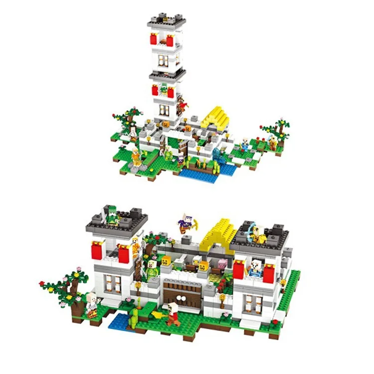 

Mini Creative My Home Series Scene Village Sentry Children Assembled Educational Toy 1128 Granule