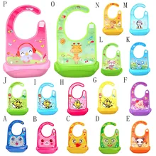 Детские слюнявчики, водонепроницаемые Силиконовые Слюнявчики для кормления новорожденных, Слюнявчики, милые Мультяшные фартуки, детские нагрудники, регулируемая бандана, слюнявчик