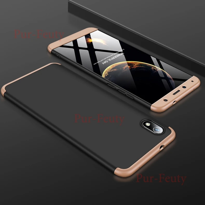 Чехол для Xiaomi Redmi 7A M1903C3EG Redmi7A Etui 360 градусов Полная защита модный тонкий чехол для телефона Xiaomi Redmi 7A A7 - Цвет: D