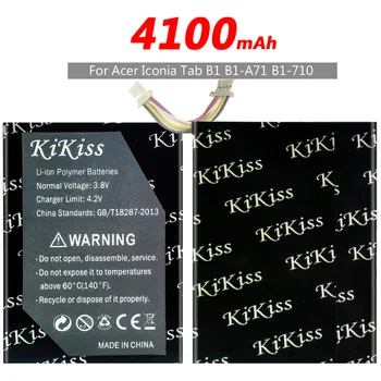 

Free Tool 4100mAh High Quality BAT-715 (with 4 cables) battery for Acer Iconia Tab B1 B1-A71 B1-710 1ICP5/60/80 Tablet Bateria