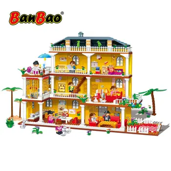 

BanBao Villa House Home Blocks Educational Building Bricks Model Toys 8370 For Girls Kids Children Compatible With All Brands