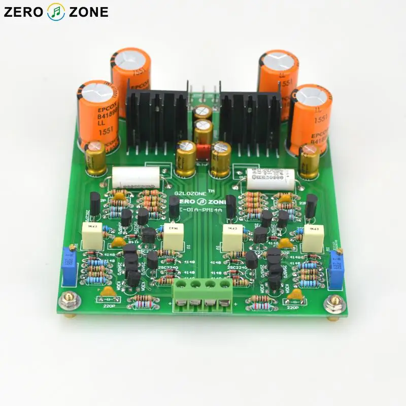 ZERO-ZONE HE01A Hifi Preamplifier kit Base on Marantz PM14A pre-amp circuit DIY 