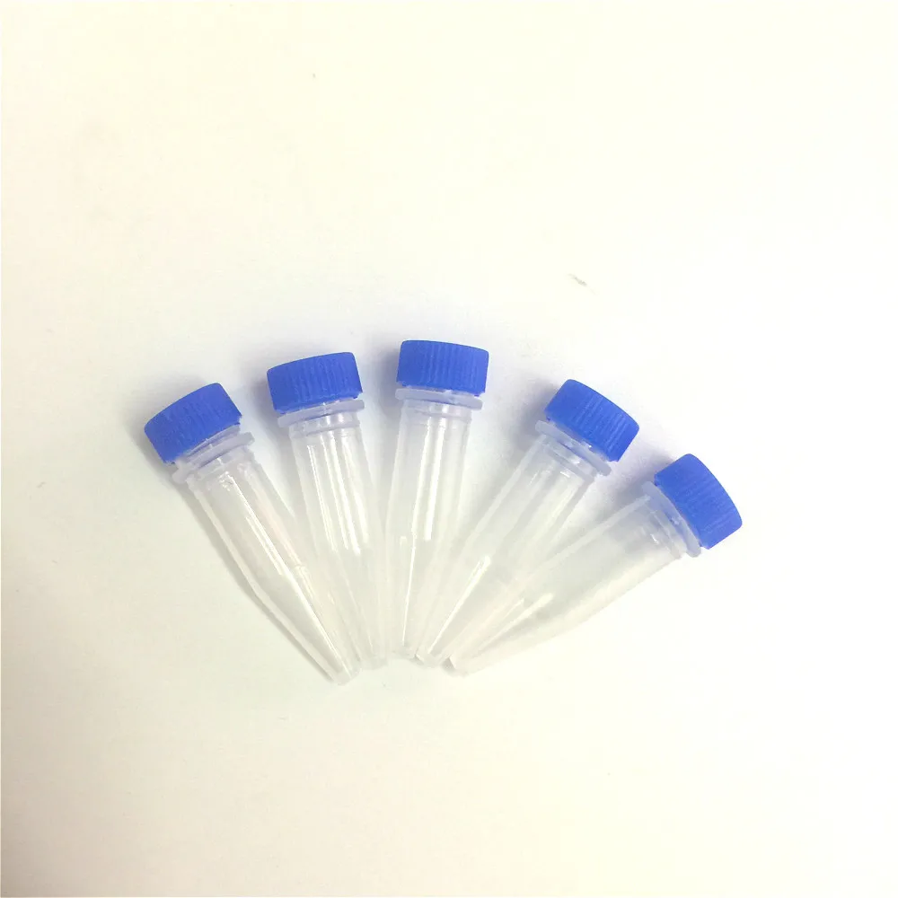 Freezing Tube With Scale &amp Silicone Washers 1.5 ml Preservative Frozen Sample Sub-tube Cryopreservation Bottom Tip 500/PK |