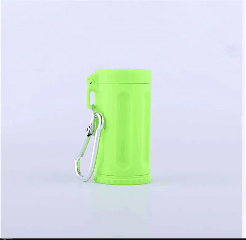 Green Прочная портативная Мини пепельница, чашка для сигарет, автомобильная интерьерная пепельница, вёдра для дыма, Пляжная пепельница, аксессуары для курения на открытом воздухе - Цвет: Green