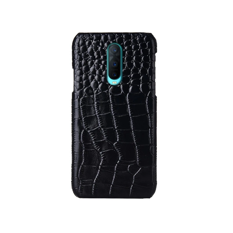 Топ из натуральной коровьей кожи чехол для телефона для Meizu Meilan Note 5 6 9 Note5 Note6 Note9 чехол из крокодиловой кожи роскошный чехол - Цвет: Черный
