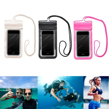 

Universal Cover Outdoor Swimming Waterproof Phone Bags Touch Screen Mobile Phone Pouch Case