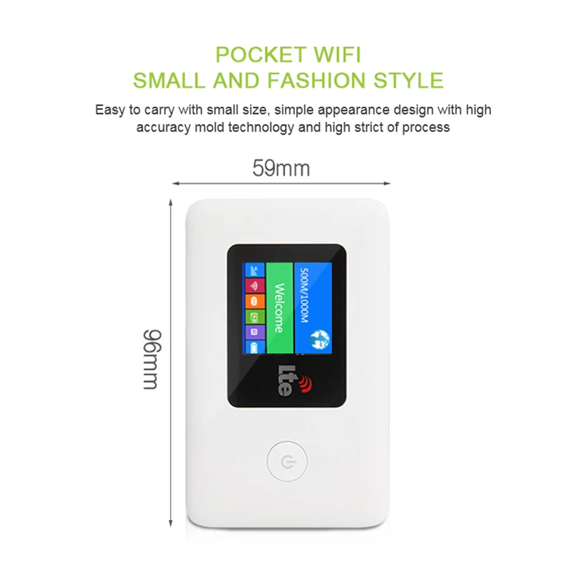 TIANJIE 4G Мобильный wi-fi-роутер 4 аппарат не привязан к оператору сотовой связи для путешествия Север Юг Америка Беспроводной карман мобильный wi-fi-роутер со слотом для SIM карты