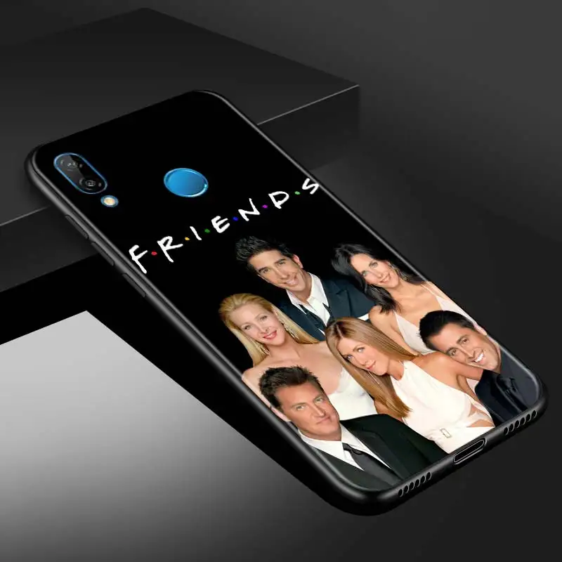 Silicone Cover Phone Case For Huawei Y7a Y9a Y8p Y8s Y6p Y5p Y9 Y7 Y6 2019 Friends TV Soft TPU Shell