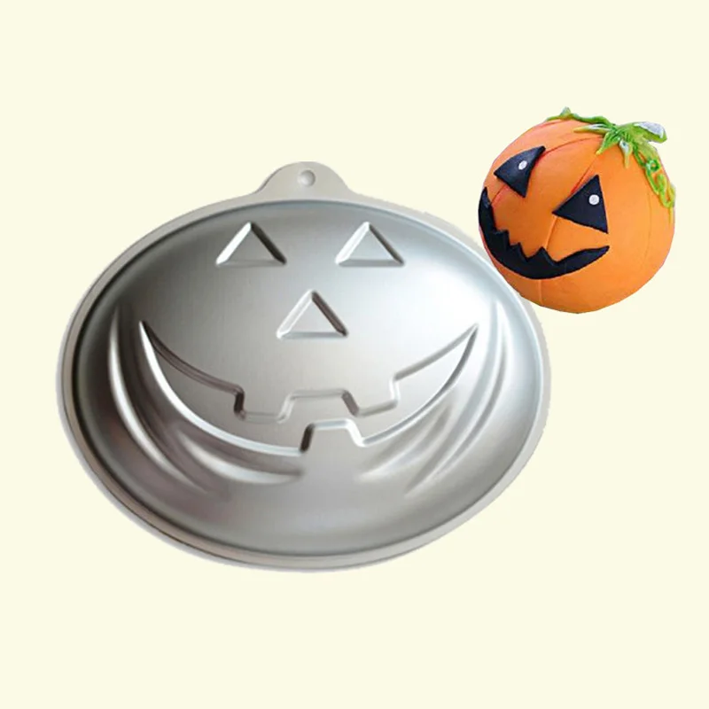 Halloween Pumpkin Skull Cake Mold Aluminum Alloy Pan Baking Tin Tray Trays For Kitchen Tool |