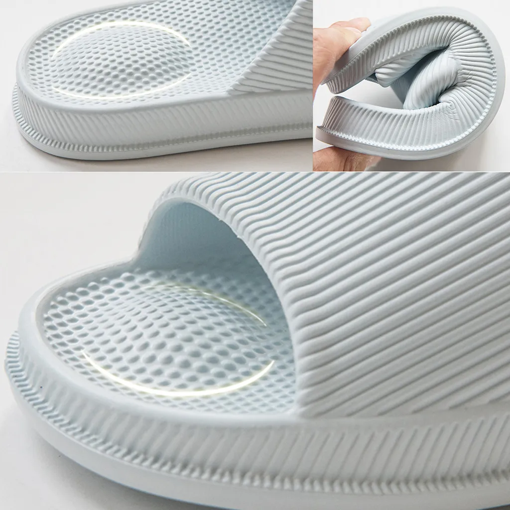 Женские сандалии с мягкой подошвой; однотонные домашние тапочки на мягкой подошве для ванной; домашние тапочки; zapatillas mujer casa